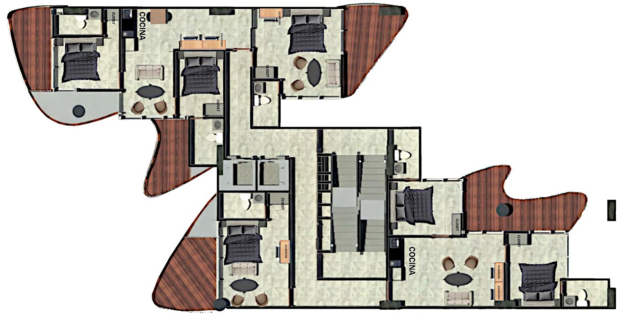 Planta de 54.8 M2